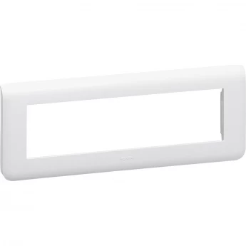 Рамка LEGRAND Mosaic 8 модулей горизонтальная белый