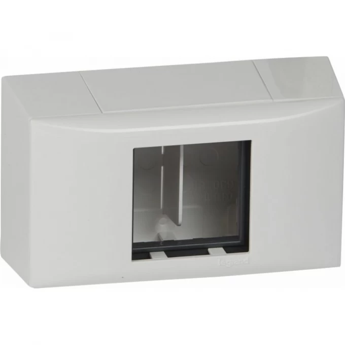 Рамка LEGRAND Mosaic 2 модуля для DLPlus с профилем 20 мм, белая 31611