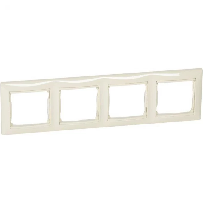 Рамка LEGRAND Valena 4 поста слоновая кость 695634 Рамка LEGRAND Valena 4 поста слоновая кость 695634