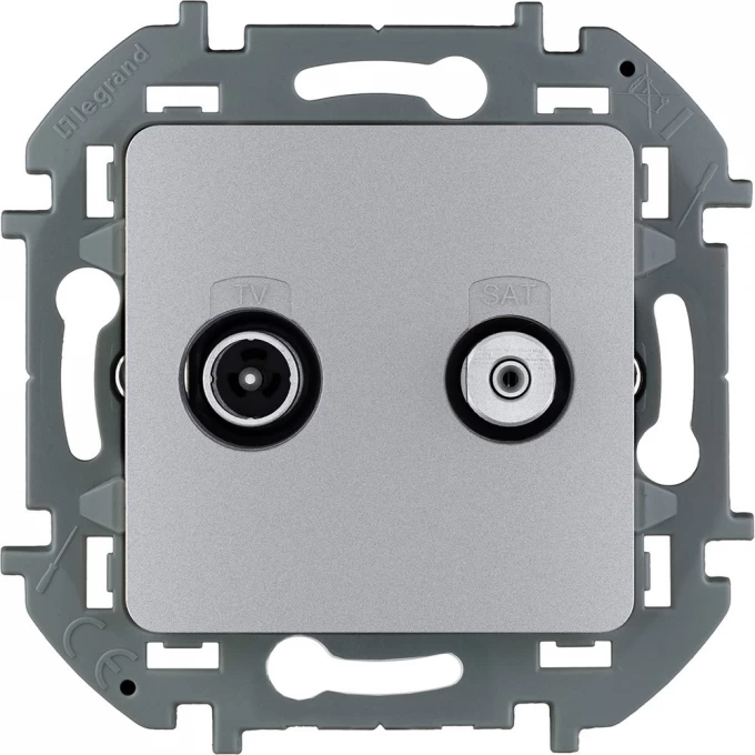 Розетка TV/SAT LEGRAND INSPIRIA звезда алюминий 673882 Розетка TV/SAT LEGRAND INSPIRIA звезда алюминий 673882