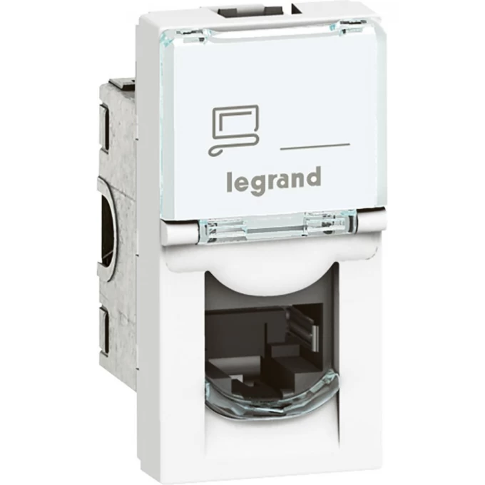 Розетка LEGRAND Mosaic RJ45 FTP кат.5е, 1 модуль, белый 76552 Розетка LEGRAND Mosaic RJ45 FTP кат.5е, 1 модуль, белый 76552